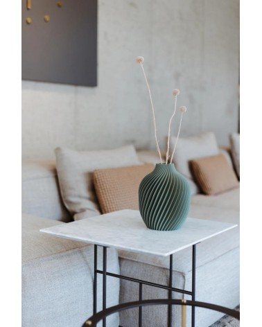Vaso di Design Kivan | Spirale in PLA e Vetro – Yliaca -