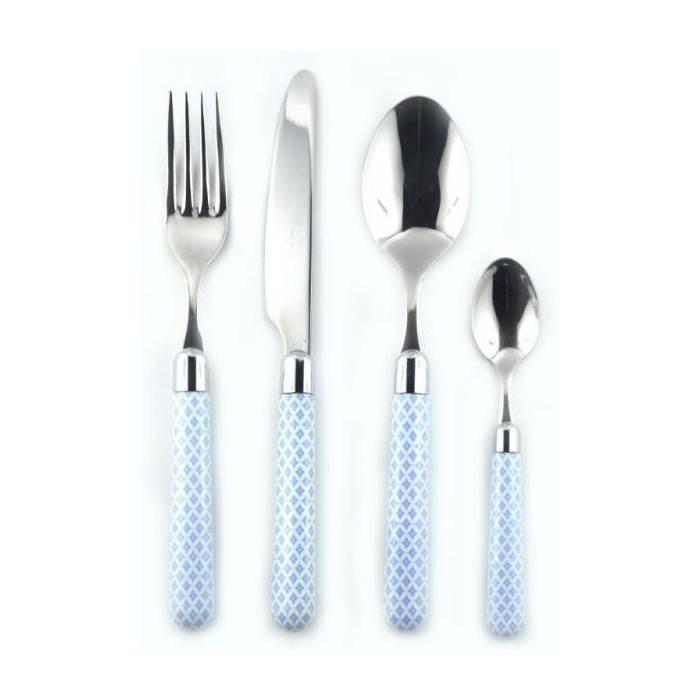 Naif Damasco - Posate Set 4pz Posto Tavola - Rivadossi Sandro - 
