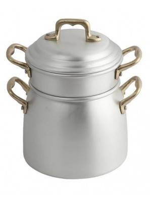 Professioneller Bain-Marie-Topf aus Aluminium - 