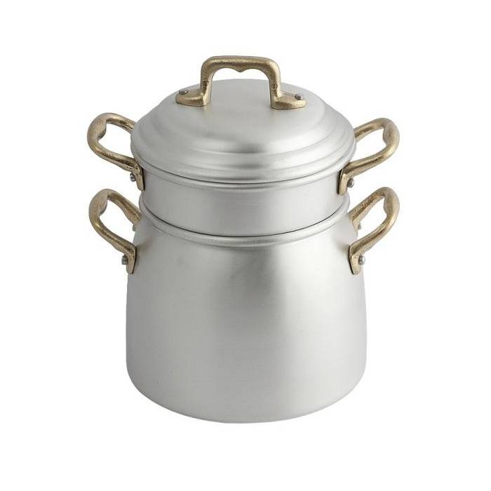 Marmite bain-marie professionnelle en aluminium - 