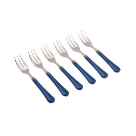 Giulietta Set 6 tlg. Dessertgabeln Besteck Rivadossi - 