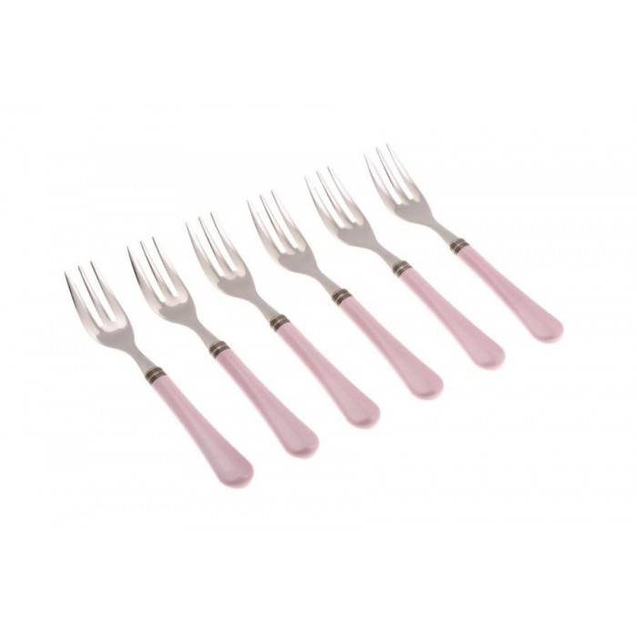 Giulietta Set 6 tlg. Dessertgabeln Besteck Rivadossi - 