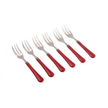 Giulietta Set 6 pièces Fourchettes à Desserts Couverts Rivadossi Sandro - 