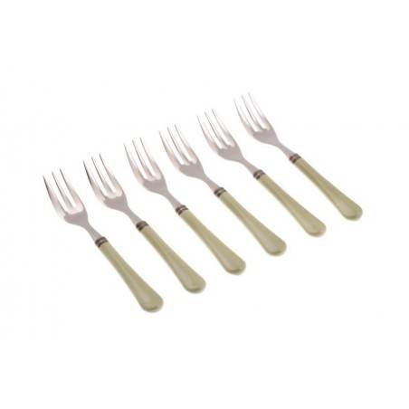 Giulietta Set 6 pièces Fourchettes à Desserts Couverts Rivadossi Sandro - 