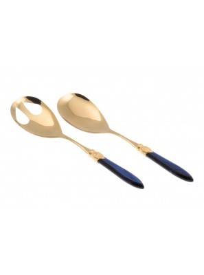 Posate Rivadossi Oro Pvd - Laura Oro - Set 2pz Insalata - 