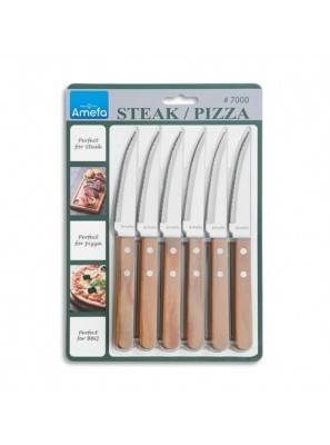Amefa Pizza Set - Pizza Steak Knife 6pcs -