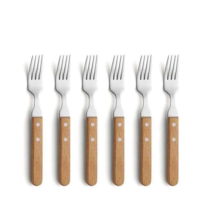 Amefa Pizza Set - Pizza Fork Steak Set 6pcs -