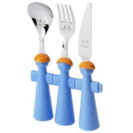 Set 3pz Posate Bambino - Trebimbi Puppets - Rivadossi Sandro - 