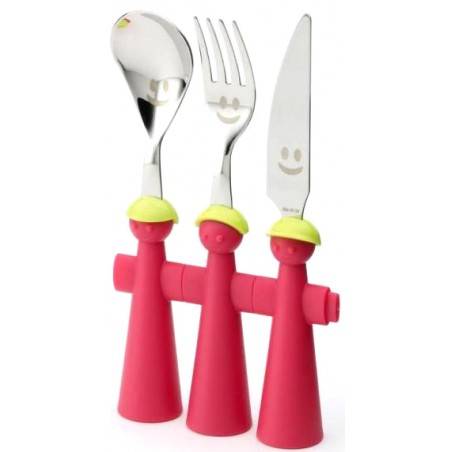 Set 3pz Posate Bambino - Trebimbi Puppets - Rivadossi Sandro - 