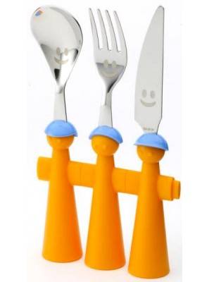 Set 3pz Posate Bambino - Trebimbi Puppets - Rivadossi Sandro - 