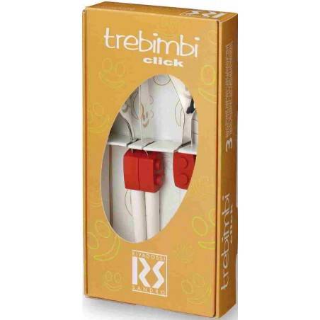 Rivadossi Trebimbi Click Set 3pcs Couverts 6803H - 