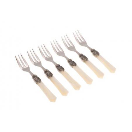 Vittoria - Posate Rivadossi Set 6PZ Forchetta Dolce - 