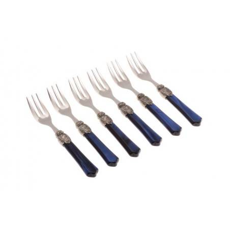 Couverts classiques italiens - Ensemble 6 fourchettes à dessert - Vittoria -