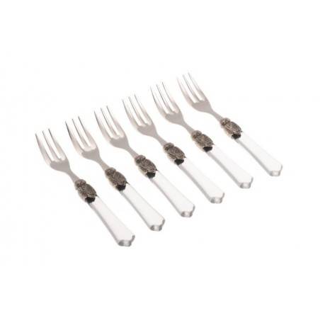 Vittoria - Posate Rivadossi Set 6PZ Forchetta Dolce - 