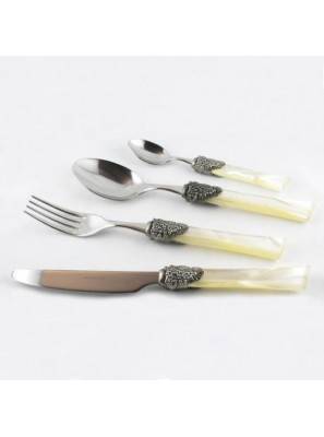 Syrah - Posate Colorate Rivadossi Sandro set 24pz per sei persone - Made in Italy - 
