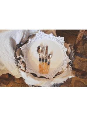 Luna Besteckset 24-teilig Rivadossi Besteck 18/10 Edelstahl -