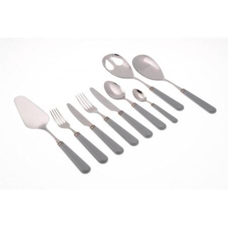 Posate Acciaio Inox Rivadossi : Mistral set 75Pezzi Grigio - 
