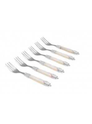 Posate Rivadossi Sandro - Arianna Argento - set 6pz Forchettina Dolce - 