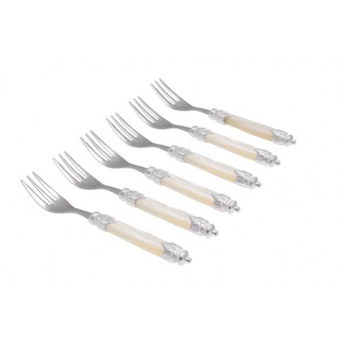 Silber Rivadossi Besteck-Set - 6pz Set Sweet Fork - 