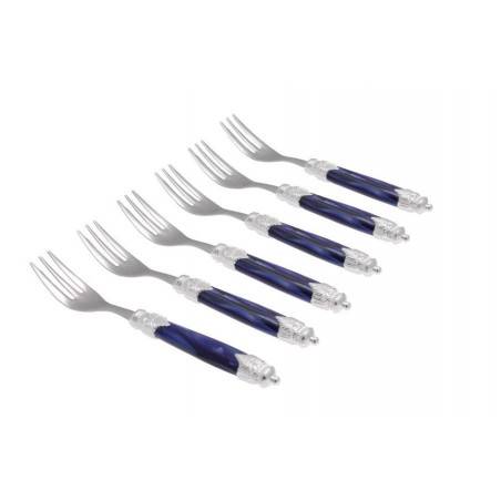 Posate Rivadossi Sandro - Arianna Argento - set 6pz Forchettina Dolce - 