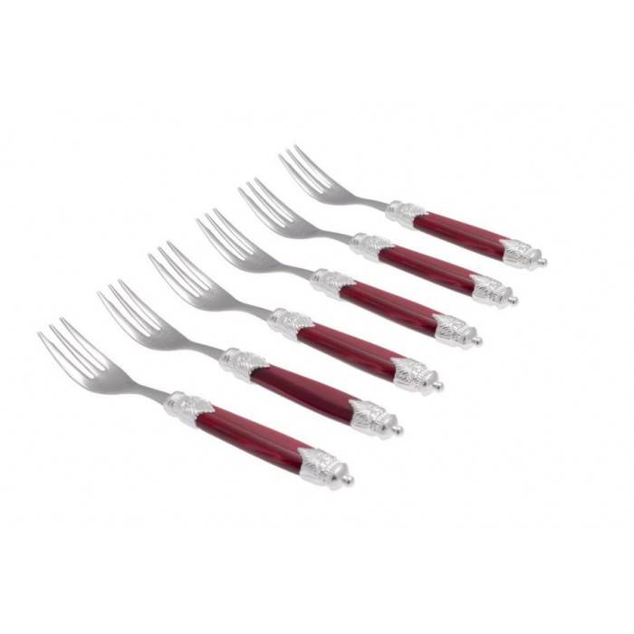 Posate Rivadossi Sandro - Arianna Argento - set 6pz Forchettina Dolce - 