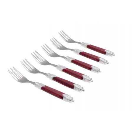 Service de 6pcs Petites Courverts Argentée Rivadossi pour gateaux - 