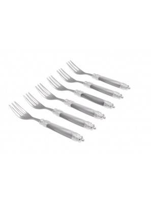 Rivadossi Cutlery Set 6pcs Silver Ring Arianna -  - 