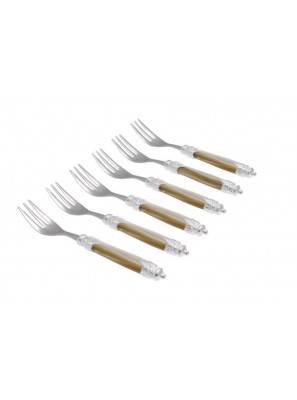 Posate Rivadossi Sandro - Arianna Argento - set 6pz Forchettina Dolce - 