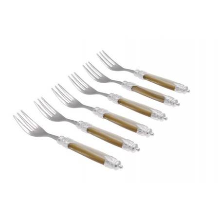 Service de 6pcs Petites Courverts Argentée Rivadossi pour gateaux - 