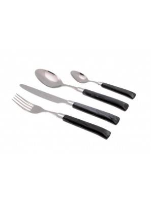 Giada Couverts Modern: Set 24 Pièces Poignée Perlée - 