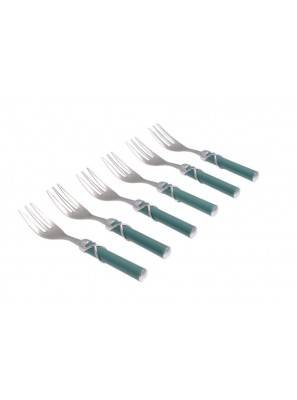 Forchettina Dolce Fiocco Set 6pz Rivadossi Made In Italy - 