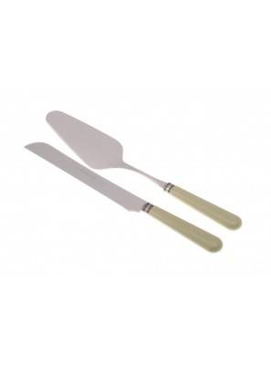 Posate Mistral - Set 2 Pezzi Dolce - Pala Torta e Coltello Torta - 
