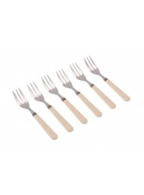 Mistral-rivadossi couverts-Set 6 pièces fourchettes à gâteau - 