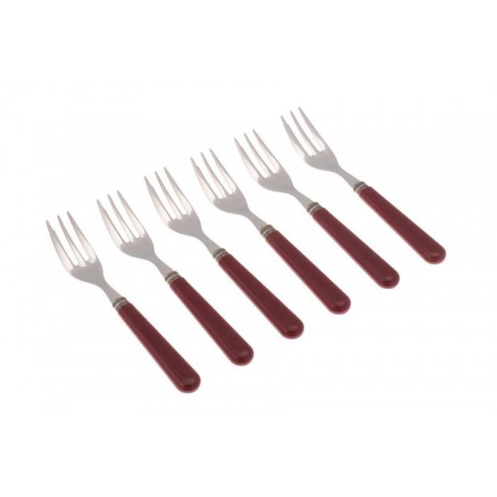 Mistral-Rivadossi Cutlery-Set 6 Pieces Cake Forks - 