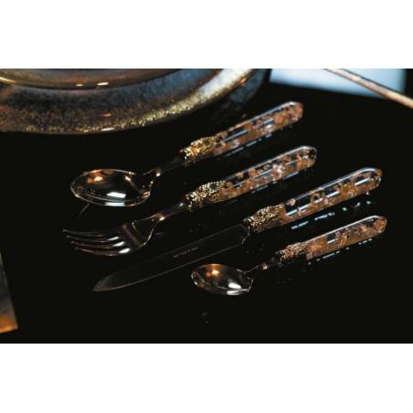 Luna Golden Cutlery Pvd Set 24pcs - Rivadossi Sandro -  - 