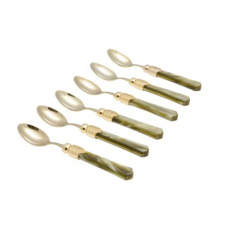 Rivadossi Vittoria Oro Couverts Set 6 pièces Cuillère À Café - 