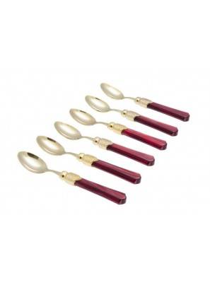 Posate Rivadossi Vittoria Oro Set 6 pezzi Cucchiaino caffè - 