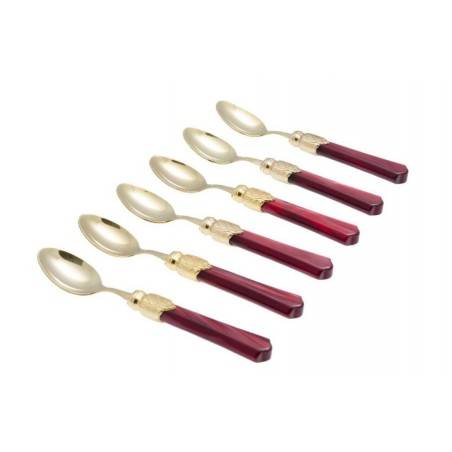 Rivadossi Vittoria Oro Couverts Set 6 pièces Cuillère À Café - 