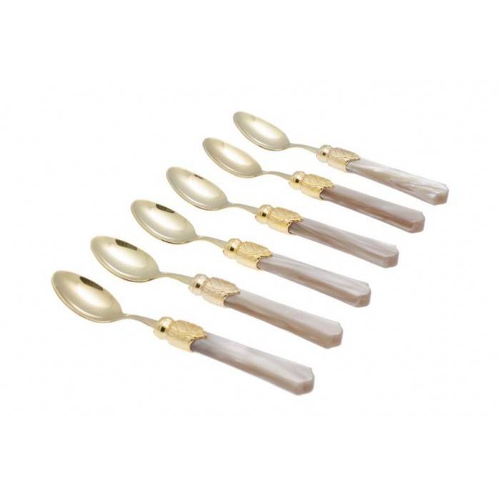 Rivadossi Vittoria Oro Couverts Set 6 pièces Cuillère À Café - 