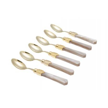 Posate Rivadossi Vittoria Oro Set 6 pezzi Cucchiaino caffè - 