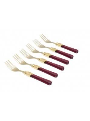 Rivadossi Vittoria Oro Cutlery Set 6 pieces Sweet Fork -  - 
