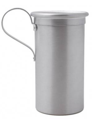 Rivadossi Sandro: Aluminiumkrug mit rundem Griff Lt 2 - Made in Italy - 