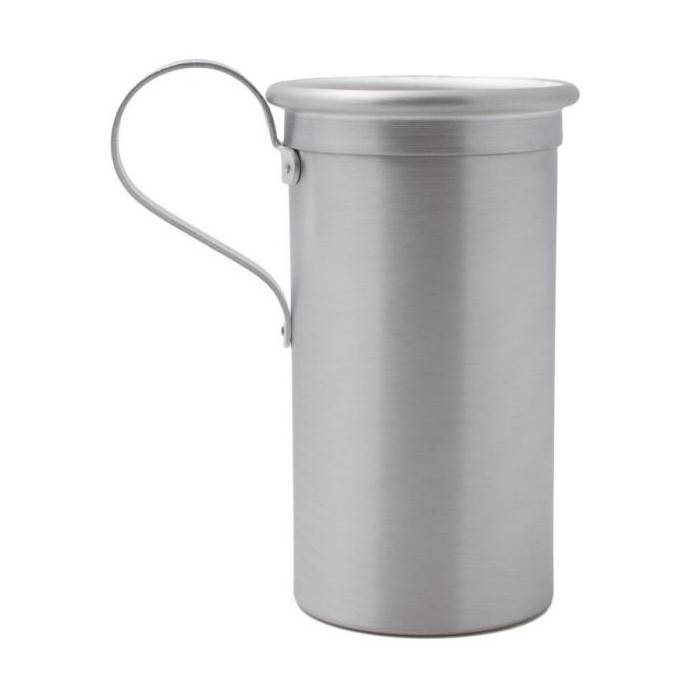 Rivadossi Sandro: Aluminiumkrug mit rundem Griff Lt 2 - Made in Italy - 