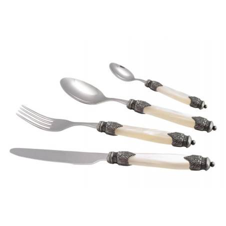 4er Set Rivadossi Besteck aus Stahl - Arianna - 