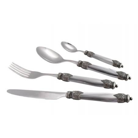 4er Set Rivadossi Besteck aus Stahl - Arianna - 