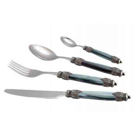 Set 4pz Posto Tavola - Posate Rivadossi Sandro in Acciaio - Arianna - 