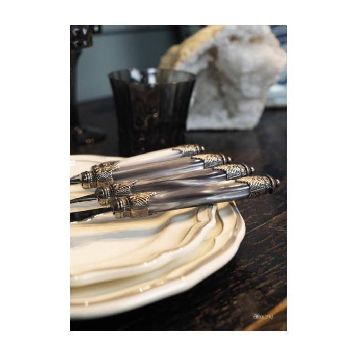4er Set Rivadossi Besteck aus Stahl - Arianna - 