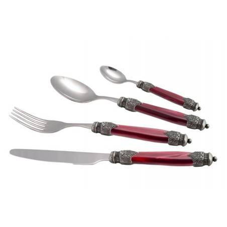 4er Set Rivadossi Besteck aus Stahl - Arianna - 