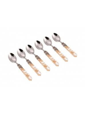 Rivadossi Luna Besteckset 6-teilig Kaffeelöffel 18/10 Edelstahl - 