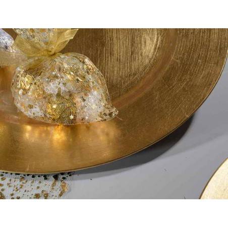 Set 6 Pieces Round Decorative Plates in Rigid Plastic -  - 